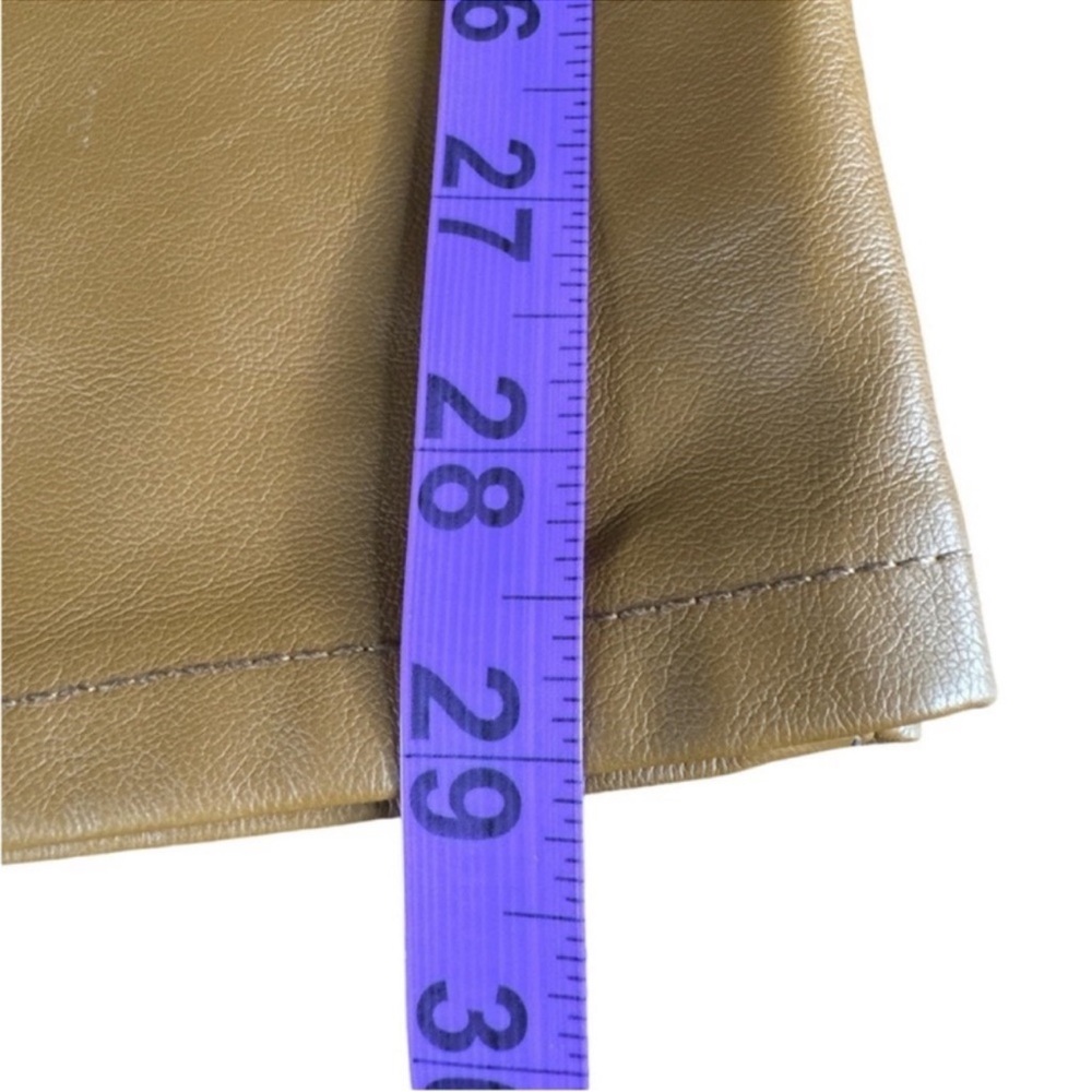 MADEWELL The Perfect Vintage Wide-Leg Jean in Vegan Leather, Pockets, Size 28. - Picture 12 of 12